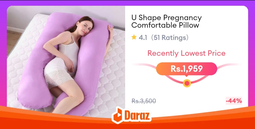 U Shape Pregnancy Comfort Pillow